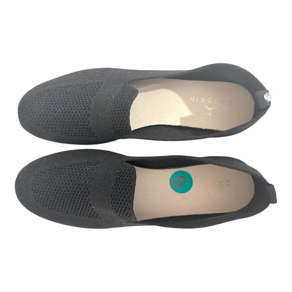 Danskin Shoes - Danskin Black Knit Toe Flats Womens Size 8 Classic Minimalist Preppy Coastal